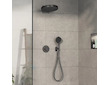 Hansgrohe ShowerSelect Comfort - Termostatická baterie pod omítku, pro 2 spotřebiče, kartáčovaný černý chrom 15554340