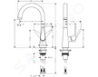 Hansgrohe Talis M51 - Dřezová baterie, chrom 72814000