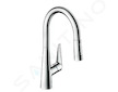 Hansgrohe Talis M51 - Dřezová baterie M5116-H200 s výsuvnou sprškou, sBOX, chrom 73851000