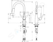 Hansgrohe Talis M51 - Dřezová baterie s výsuvnou sprškou, chrom 72815000