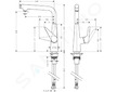 Hansgrohe Talis M51 - Dřezová baterie Talis Select, EcoSmart, chrom 72825000