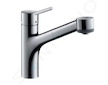 Hansgrohe Talis M52 - Dřezová baterie s výsuvnou sprškou, chrom 32841000