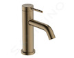 Hansgrohe Tecturis S - Umyvadlový ventil, EcoSmart, kartáčovaný bronz 73313140