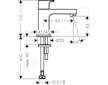 Hansgrohe Vernis Shape - Umyvadlový ventil, EcoSmart, matná černá 71592670