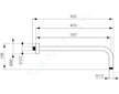 Ideal Standard ALU+ - Sprchové rameno 40 cm, chrom B9445AA