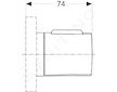 Ideal Standard Archimodule - Prodloužení k ovládání teploty (15 mm), neutrální A963739NU