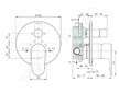 Ideal Standard Cerafine O - Baterie pod omítku, pro 2 spotřebiče, s tělesem, chrom A7193AA