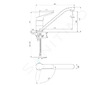 Ideal Standard CeraFlex - Dřezová baterie, BlueStart, chrom BC129AA