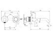 Ideal Standard Ceraline Nuovo - Umyvadlová baterie pod omítku, 2-otvorová instalace, hedvábná černá BD764XG