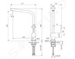 Ideal Standard Ceralook - Dřezová baterie, chrom BC174AA