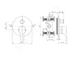 Ideal Standard Ceraplus II - Vanová baterie pod omítku, chrom A6866AA