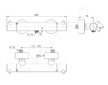 Ideal Standard CeraTherm - Termostatická sprchová baterie, chrom A7587AA