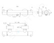 Ideal Standard CeraTherm - Termostatická sprchová baterie, hedvábná černá A7587XG