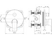 Ideal Standard Connect Air - Baterie pod omítku, chrom A7035AA