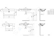 Ideal Standard Connect Air - Nábytkové umyvadlo 104x46x16 cm, s přepadem, otvor pro baterii, s Ideal Plus, bílá E0274MA