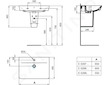 Ideal Standard Connect Air - Umyvadlo Cube, 60x46x16 cm, s přepadem, otvor pro baterii, bílá E029801