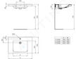 Ideal Standard Connect Freedom - Umyvadlo 60x56 cm, 1 otvor baterii, bez přepadu, s Ideal Plus, bílá E5485MA