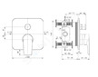 Ideal Standard Edge - Baterie pod omítku, 2 spotřebiče, chrom A7124AA