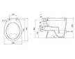 Ideal Standard Eurovit - Stojící WC, zadní odpad, bílá V320101