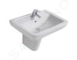 Ideal Standard Eurovit - Umyvadlo 60x46x19 cm, s přepadem, 1 otvor pro baterii, bílá V302701