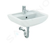 Ideal Standard Eurovit - Umývátko 45x36x17 cm, s přepadem, otvor pro baterii, bílá K284801