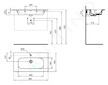 Ideal Standard i.Life A - Umyvadlo 84x46 cm, s přepadem, otvor pro baterii, bílá T462001