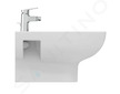 Ideal Standard i.Life A - Závěsný bidet, 355x540 mm, s přepadem, otvor pro baterii, bílá T471801