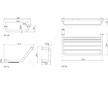 Ideal Standard IOM - Madlo k vaně s držákem na mýdlo, chrom A9114AA