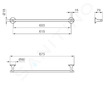 Ideal Standard La Dolce Vita - Držák ručníku, délka 68 cm, chrom T5498AA