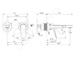 Ideal Standard La Dolce Vita - Umyvadlová baterie pod omítku, 2-otvorová instalace, kartáčované zlato BD956A2