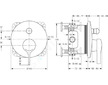 Ideal Standard Melange - Vanová baterie pod omítku, 2 výstupy, chrom A4720AA