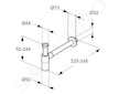 Ideal Standard Příslušenství - Designový sifon, černá T4441XG