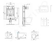 Ideal Standard ProSys - Set předstěnové instalace, klozetu a sedátka Mio, tlačítka Oleas M1, Rimless, Slowclose, Antibak, chrom 