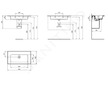 Ideal Standard Strada II - Nábytkové umyvadlo 84x46 cm, bez otvoru pro baterii, s Ideal Plus, bílá T3634MA