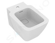 Ideal Standard Strada II - Závěsný bidet s přepadem, otvor pro baterii, s Ideal Plus, bílá T2971MA