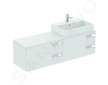 Ideal Standard Strada - Umyvadlo 60x42x15 cm, s přepadem, otvor pro baterii, s Ideal Plus, bílá K0778MA