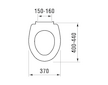 Jika Zeta - WC sedátko, termoplast, bílá H8932710000001