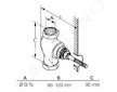 Kludi Montážní tělesa - Těleso ventilu pod omítku 53811