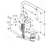 Kludi Zenta - Páková umyvadlová baterie s otočným výtokem a výpustí, chrom 382940575