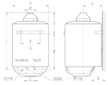 Závěsný plynový ohřívač vody QUANTUM Q7EU-13-KRS/E (50L) 03211242