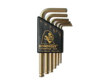 BONDHUS Sada L.-klíčů BLX6MSG GoldGuard zkrácená 07846