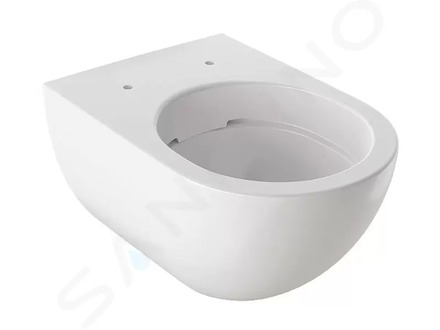 Geberit Acanto - Závěsné WC, Rimfree, s KeraTect, bílá 500.600.01.8