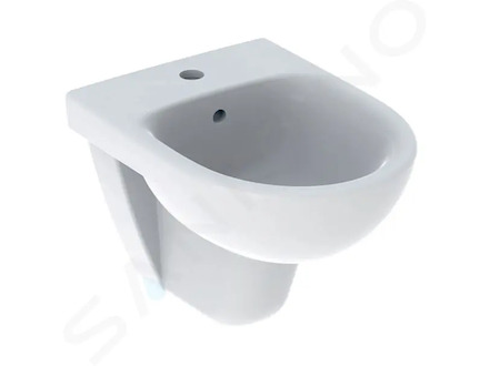 Geberit Selnova Compact - Závěsný bidet, otvor pro baterii, bílá 500.368.01.7