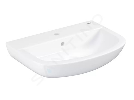 Grohe Bau Ceramic - Umyvadlo 55x39 cm, s přepadem, 1 otvor pro baterii, alpská bílá 39440000