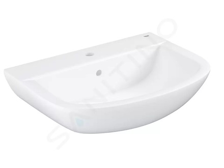 Grohe Bau Ceramic - Umyvadlo 65x47 cm, s přepadem, 1 otvor pro baterii, alpská bílá 39420000