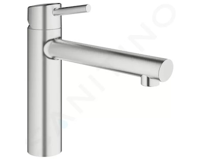 Grohe Concetto - Páková dřezová baterie, supersteel 31128DC1