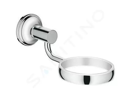 Grohe Essentials Authentic - Držák skleničky/mýdelníku, chrom 40652001