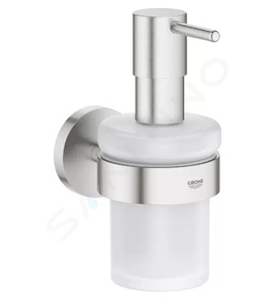 Grohe Essentials - Dávkovač tekutého mýdla s držákem, supersteel 40448DC1