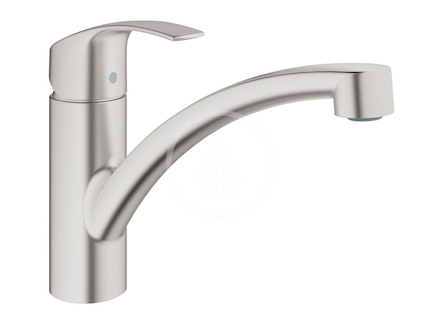 Grohe Eurosmart - Páková dřezová baterie, supersteel 33281DC2