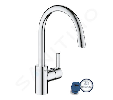 Grohe Feel - Dřezová baterie s výsuvnou koncovkou, chrom 32671002